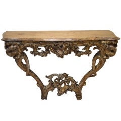 French Louis XV  Antique Console