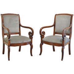 19th Century Louis Philippe French chairs