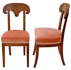 Exquisite Pair of Biedermeier Chairs