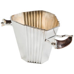Silver Plated Art Deco Champagne Bucket