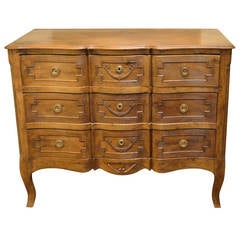 Louis XVI Style Oak Commode 1