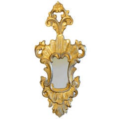 18th c. Gilded Antique Italian Mirror 2