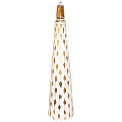 Italian Pottery Bottle with Stopper