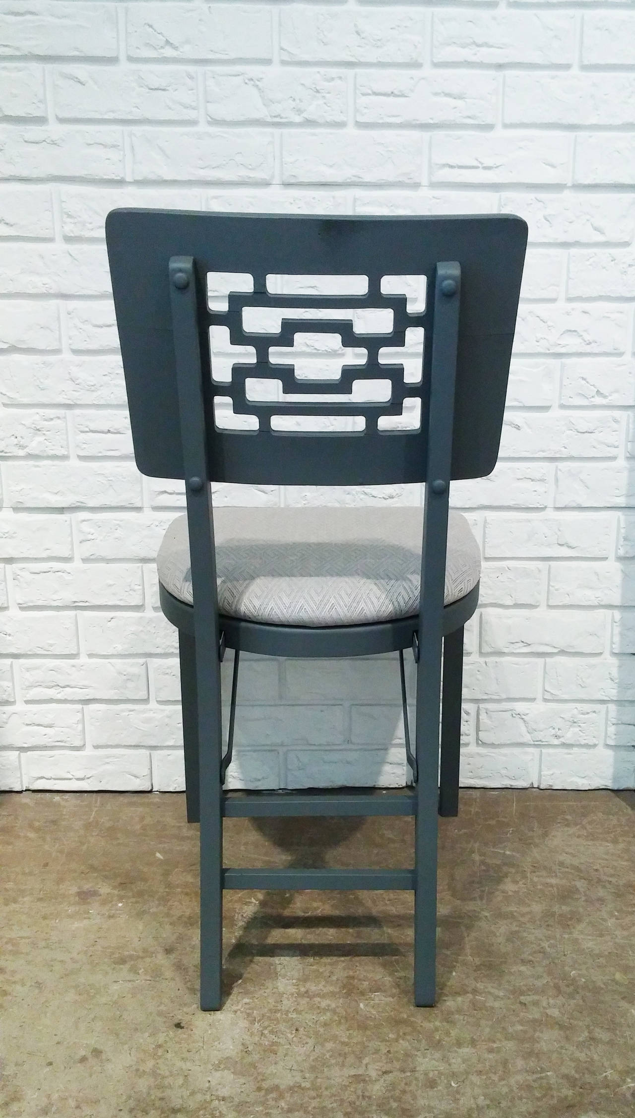 Mid-Century Modern Set of Six Chinese Modern Folding Chairs