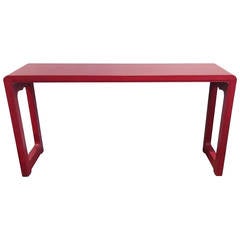 Asian Alter Table in Red Finish 3