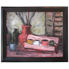 Pink Acrylic Still Life by M. Pottus 2