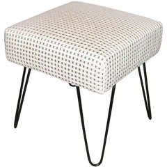 1950's Hairpin Leg Footstool