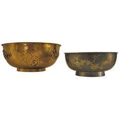 Pair of Asian Motif Bowls