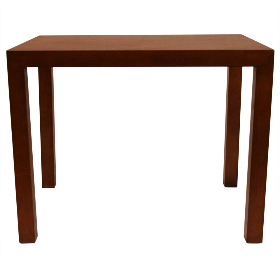Lane Furniture Co Walnut Parsons Table
