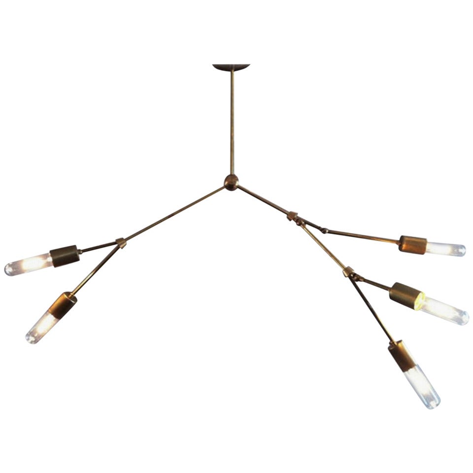 Brass Chandelier For Sale