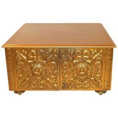 Hollywood Regency Gold Coffee/Cocktail Table