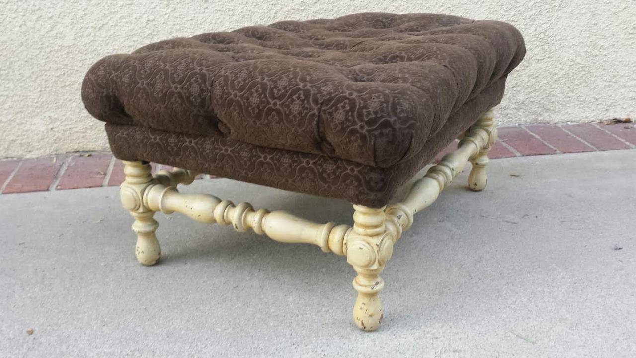 country style ottoman