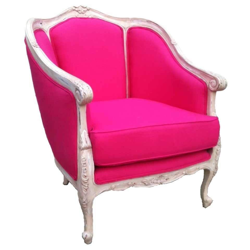 French Louis XV Bergere Style Armchair