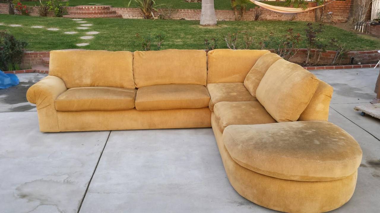 Sectional Sofa, Mid-Century Modern Sectional Sofa by A. Rudin