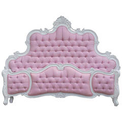 French Louis XV Style King Size Bed