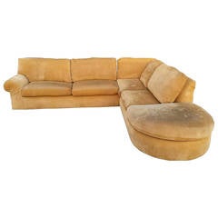 Sectional Sofa, Mid-Century Modern Sectional Sofa by A. Rudin