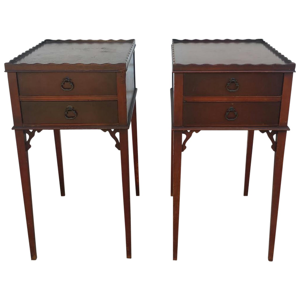 Pair of French Provincial Style Side Tables