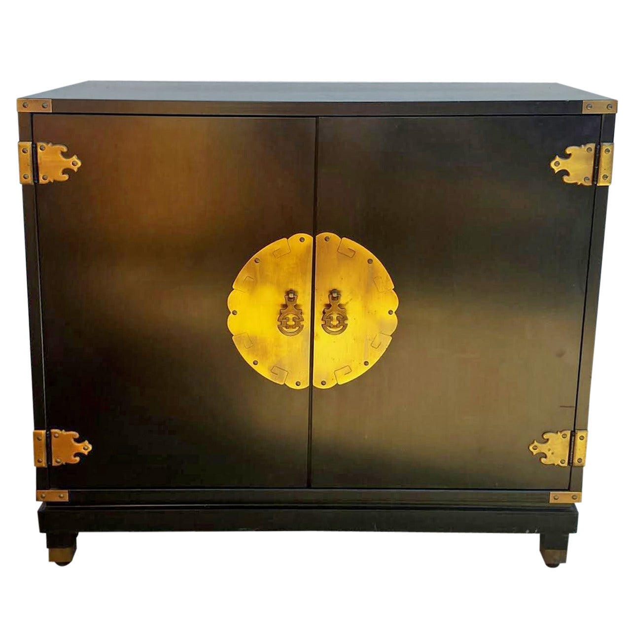 Chest , Mid-Centur, Two-Door Cabinet Sideboard in the Ming Style For Sale