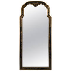 Mirror, Large Mid Century Asian Style Wall Mirror by Drexel Heritage