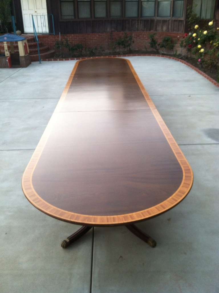 Dining Table, Massive English Regency Style Table For Sale 1