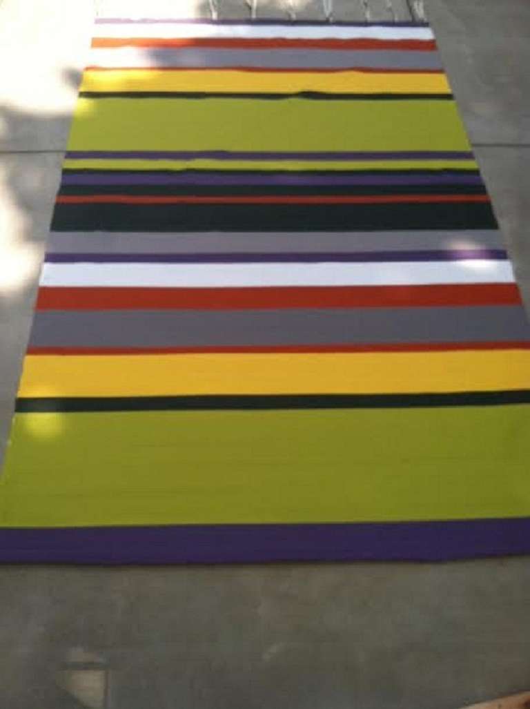 Backdrop, Extra Large Striped Canvas Backdrop