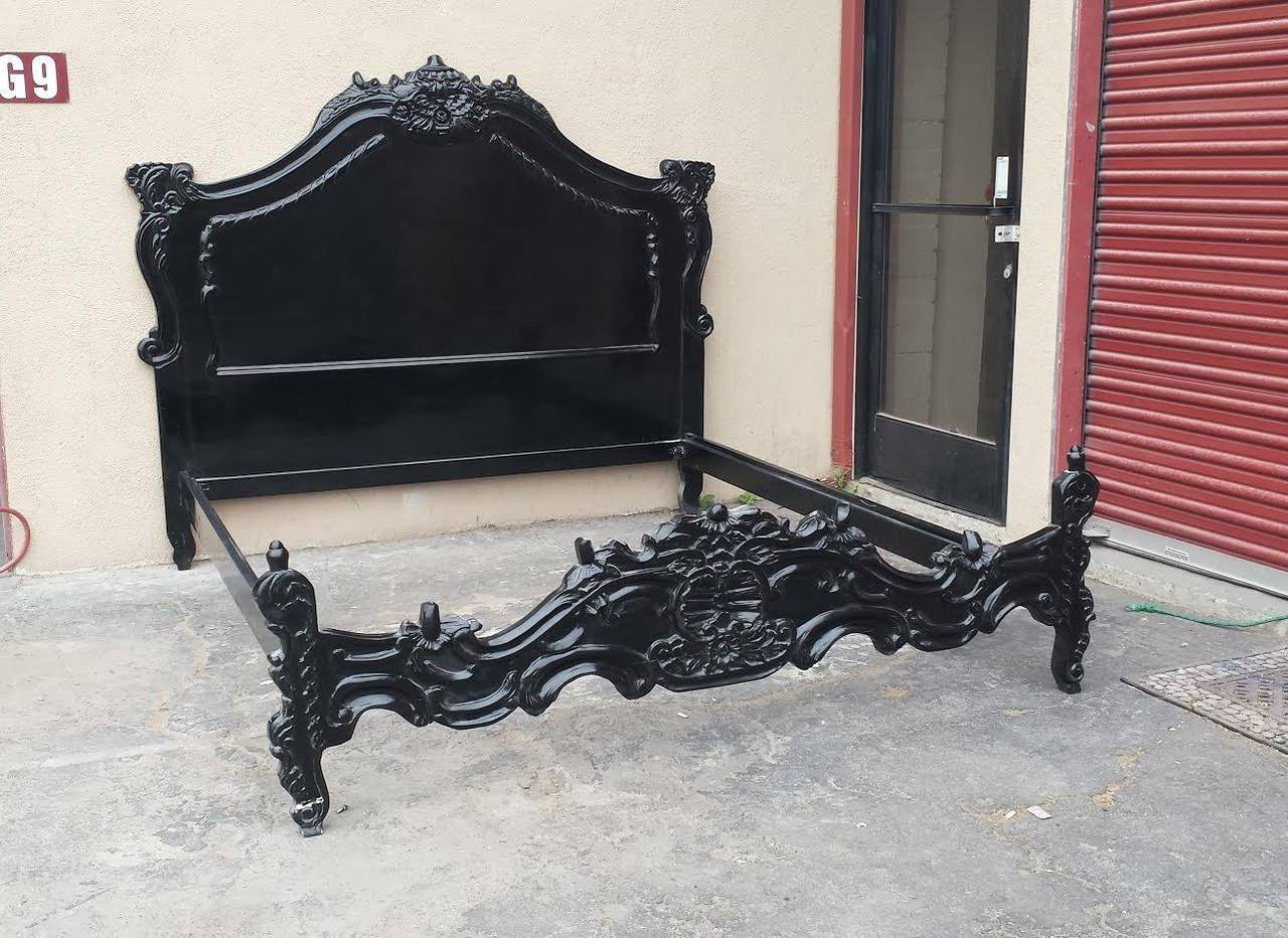black gothic bed frame