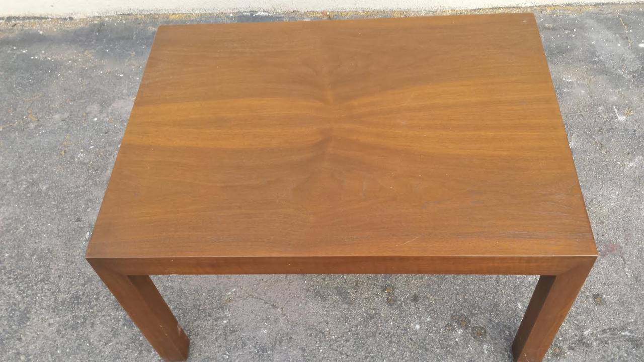 Table, Mid-Century Modern Danish Style Sleek Teak Coffee Table or Cocktail Table