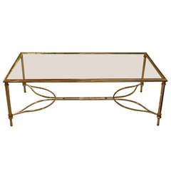 Italian Glass Coffee Table
