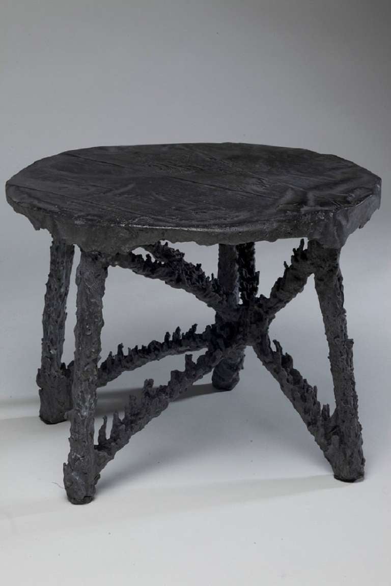 This unique side table is one of a kind. Hand crafted and Made in USA.

IF YOU ARE INTERESTED IN ONE OF OUR PIECES AND WOULD LIKE TO STOP BY PLEASE CALL US AHEAD OF TIME, SOME ITEMS ARE AVAILABLE BY APPOINTMENT ONLY DUE TO OUR LARGE INVENTORY.