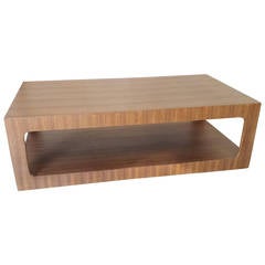 Coffee Table, Mid Century Danish Two-Tier Coffee Table