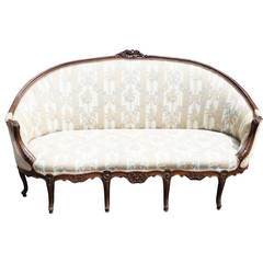 French Sofa, French Louis XV Style Settee Sofa French Sofa, French Louis XV Style Settee Sofa