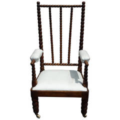 Armchair, Midcentury Twisted Spanish Revival Armchair