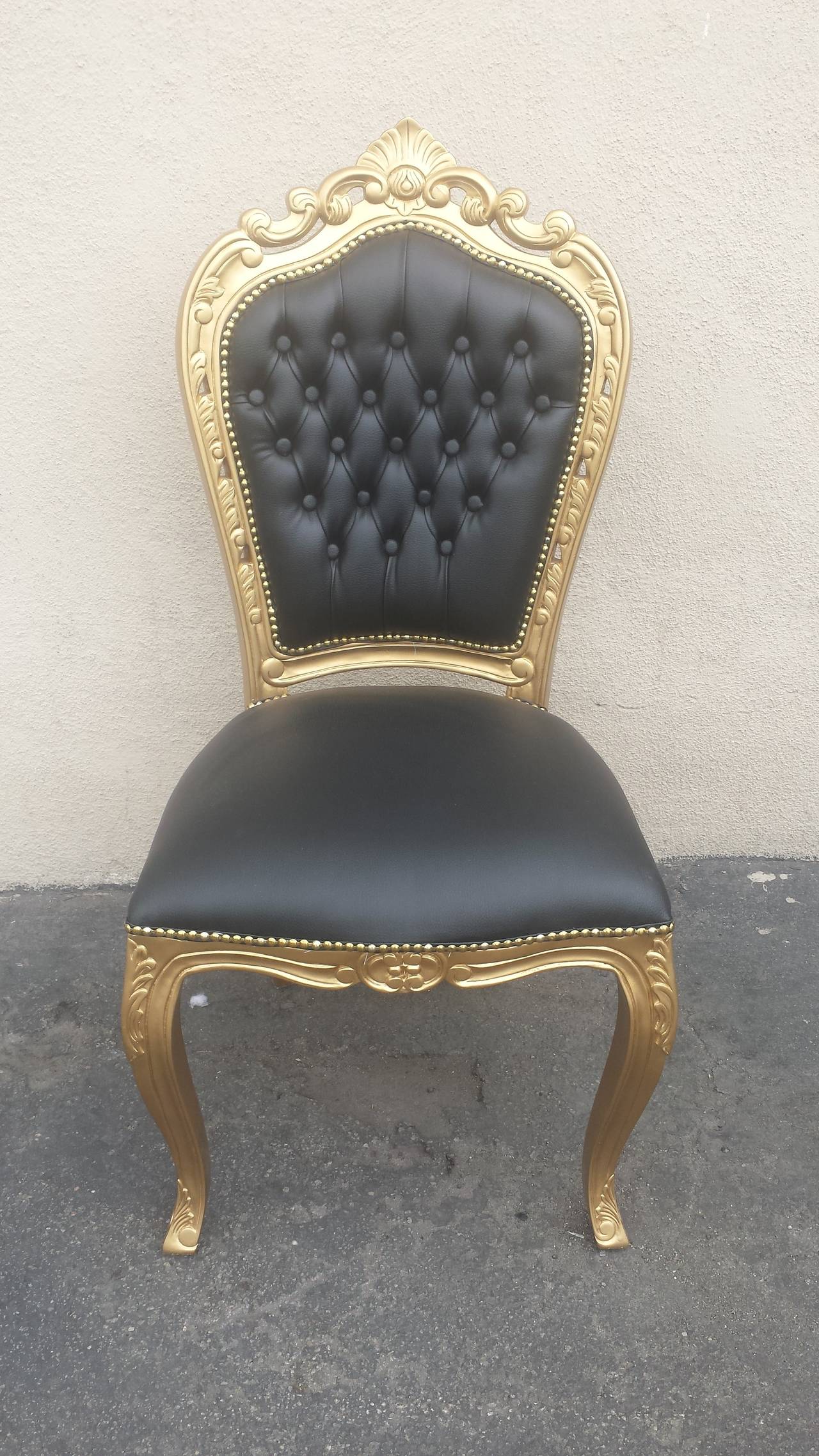 Dining Chair, French Louis XV Style Side Chair For Sale 1