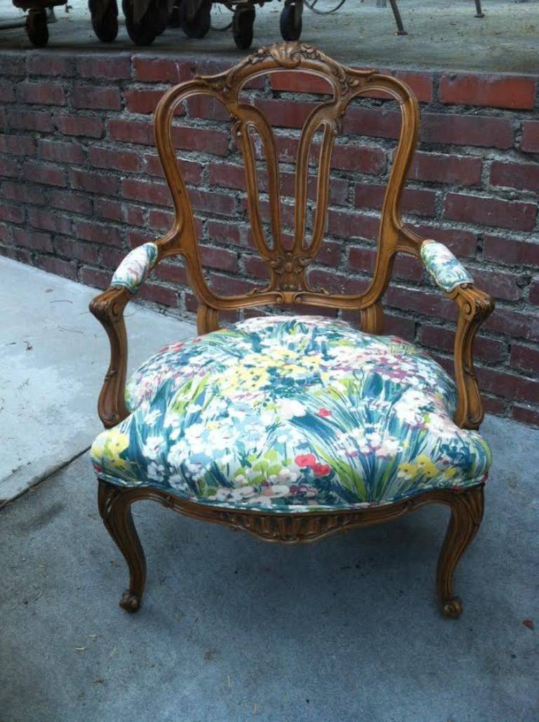 Pair French Armchairs