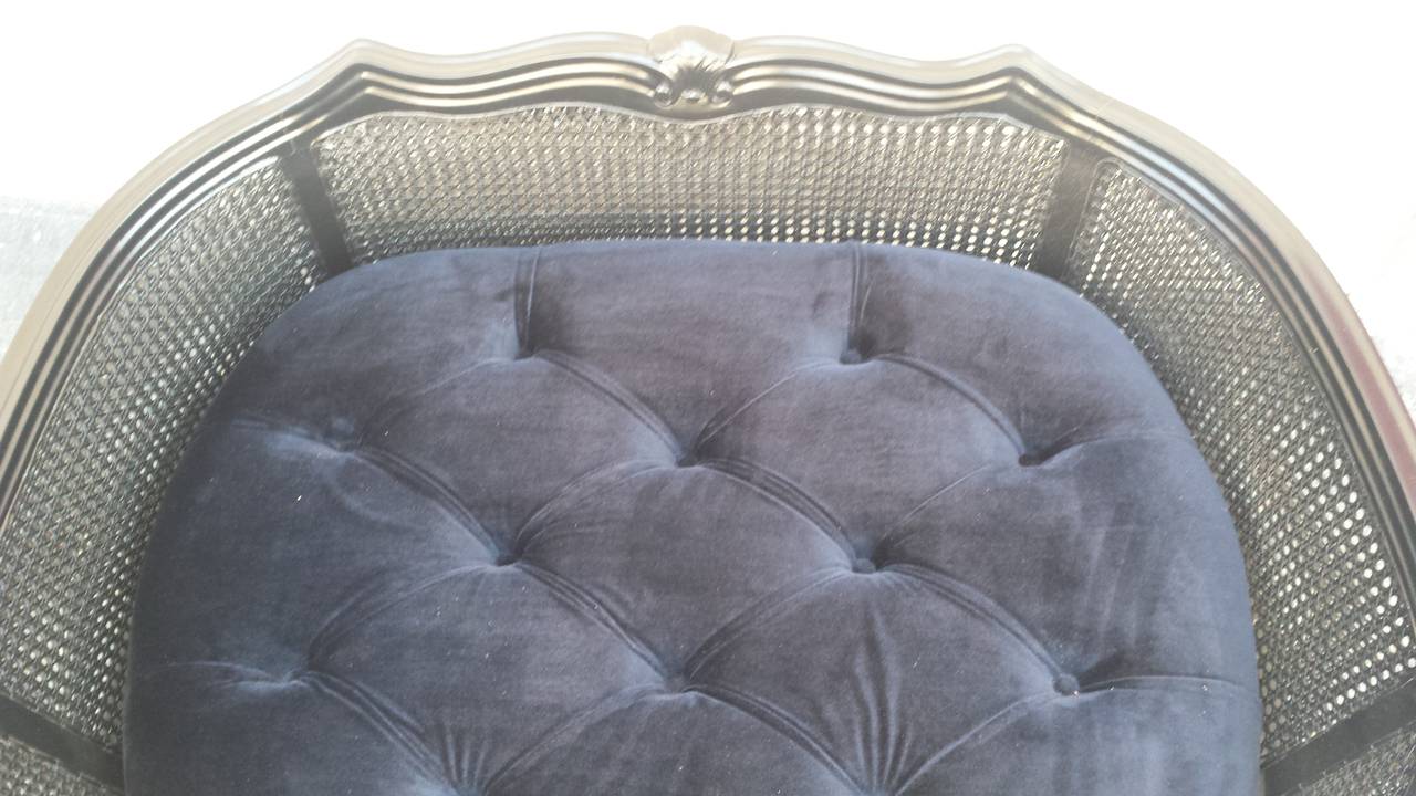 French XV Style Cane Pet Bed In Excellent Condition In Glendale, CA
