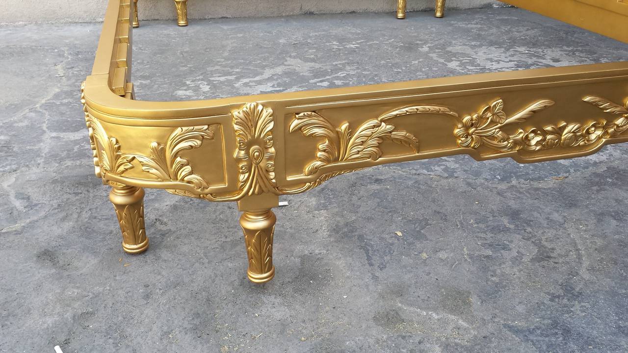 French Louis XV Style Queen Bed 2