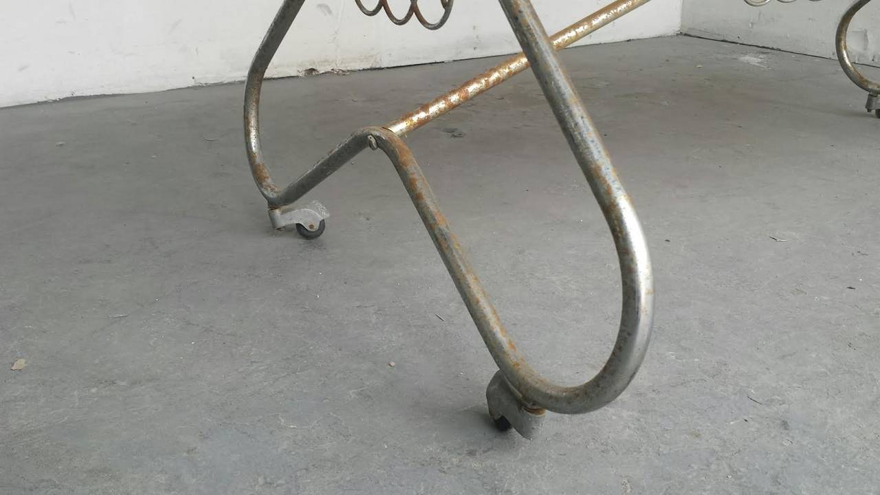 Unknown French Metal Baby / Doll Crib For Sale
