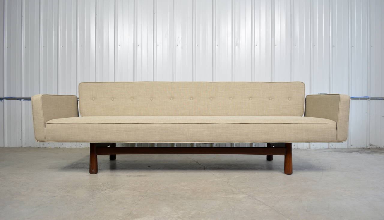 A sofa designed by Edward Wormley for Dunbar (model 5316), also know as the 