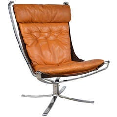 Sigurd Ressel Danish Modern Falcon Chair for Vatne Mobler