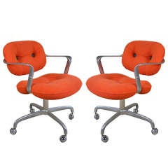 Andrew Morrison & Bruce Hannah for Knoll Pair of Office Desk Chairs