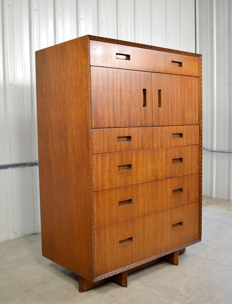 American Tall Dresser by Frank Lloyd Wright