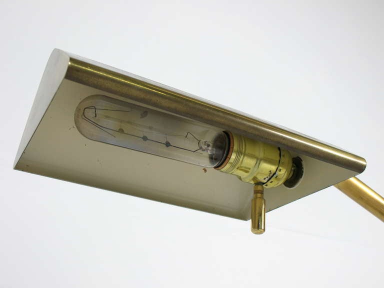 Adjustable Brass Floor Reading Lamp by Chapman 2