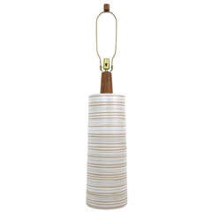 A Large Ceramic Lamp by Jane and Gordon Martz