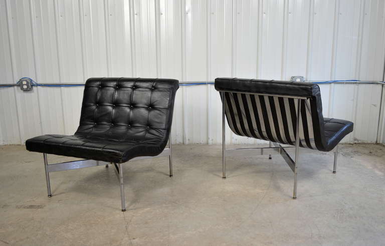 Lounge Chairs by Katavolos, Littell and Kelley for Laverne In Good Condition For Sale In Loves Park, IL
