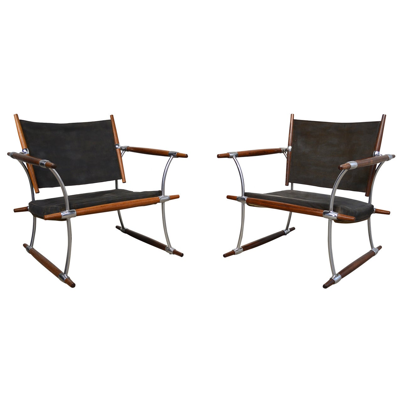 Jens Quistgaard Pair of "Stokke" Rosewood Danish Modern Lounge Chairs For Sale