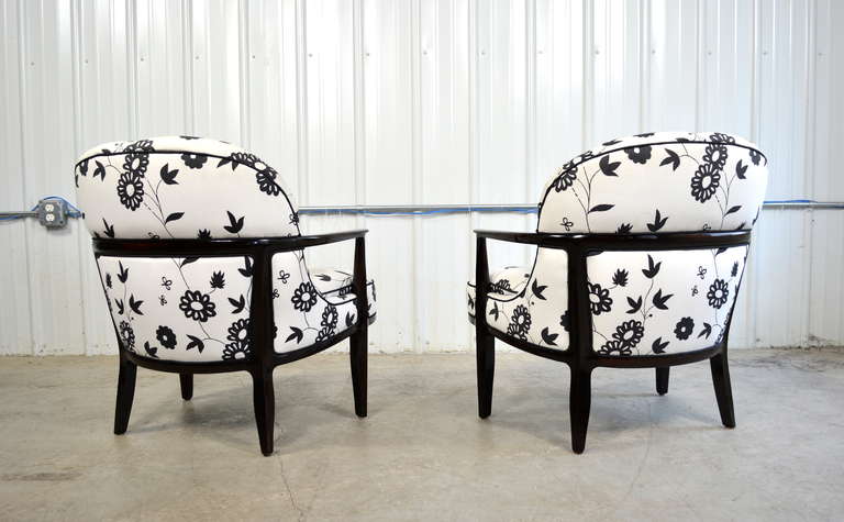 American Edward Wormley, Pair of Janus Lounge Chairs for Dunbar