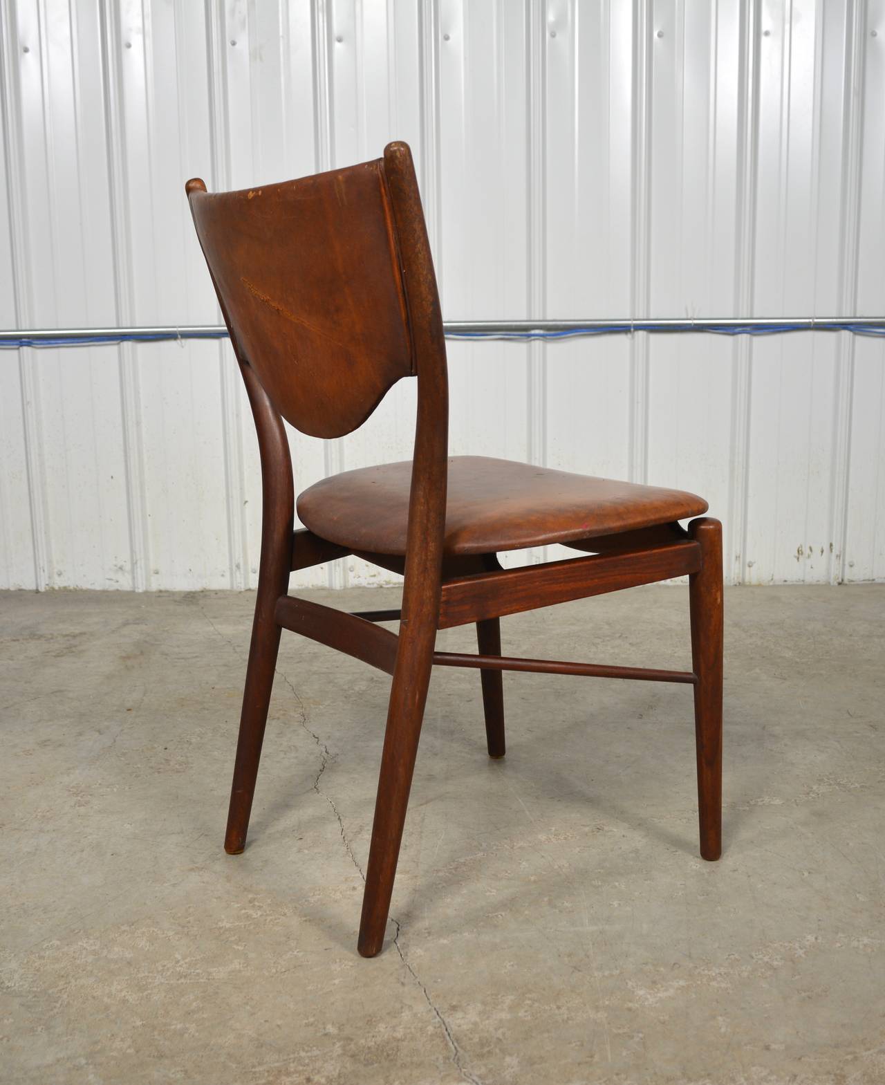Mid-20th Century Finn Juhl Side Chair for Bovirke For Sale