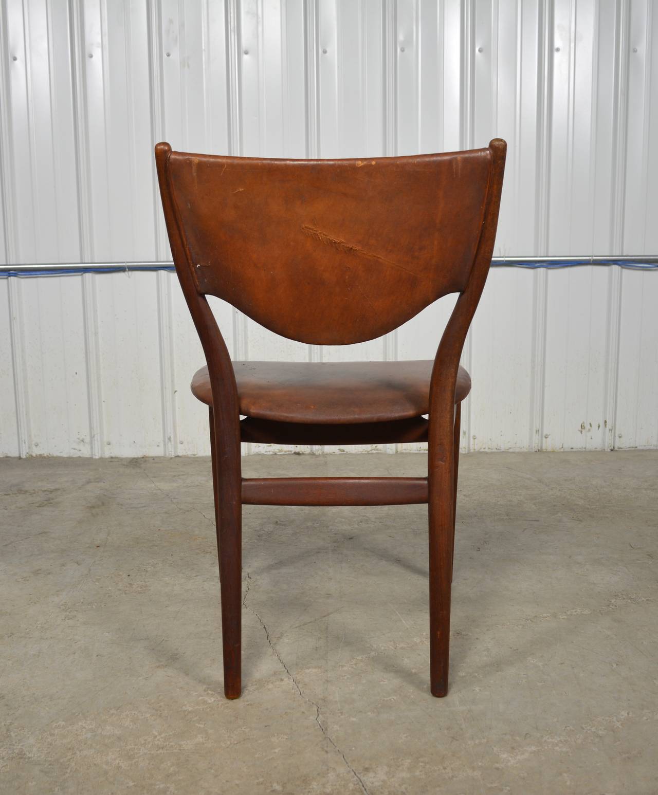Danish Finn Juhl Side Chair for Bovirke For Sale