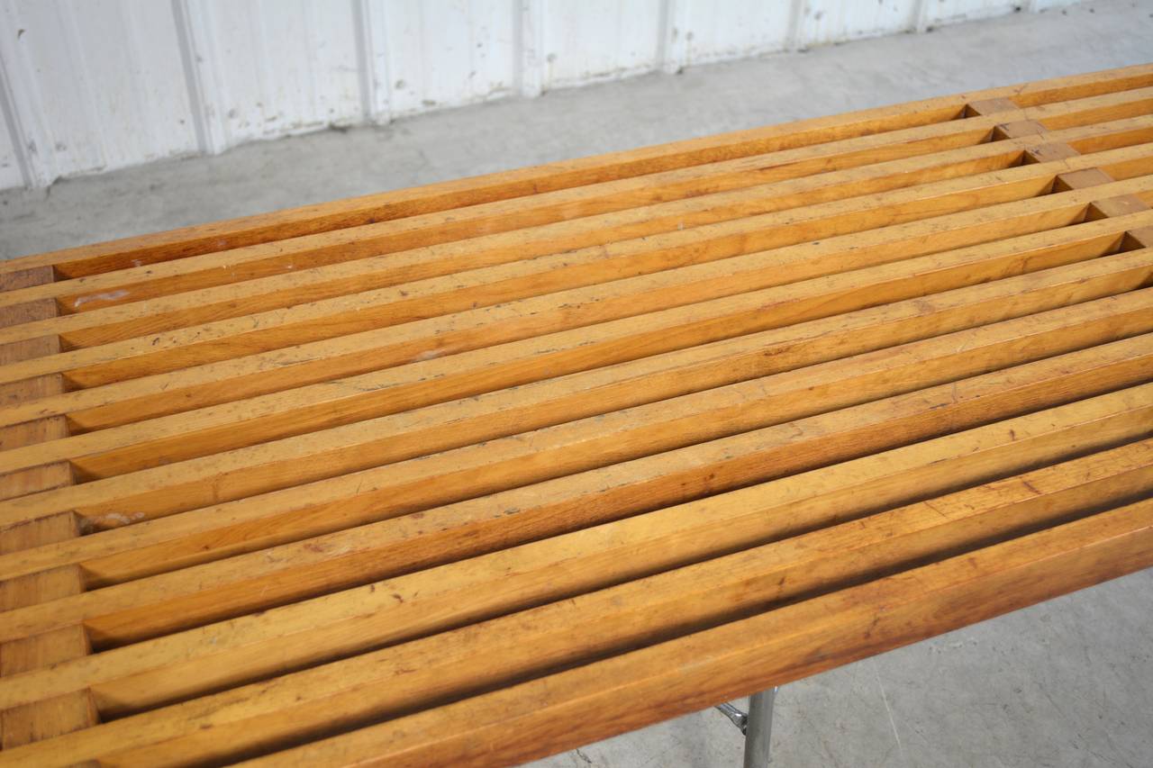 Mid-20th Century Early George Nelson Platform Bench for Herman Miller