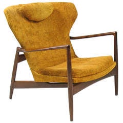 Ib Kofod Larsen Wingback Lounge Chair